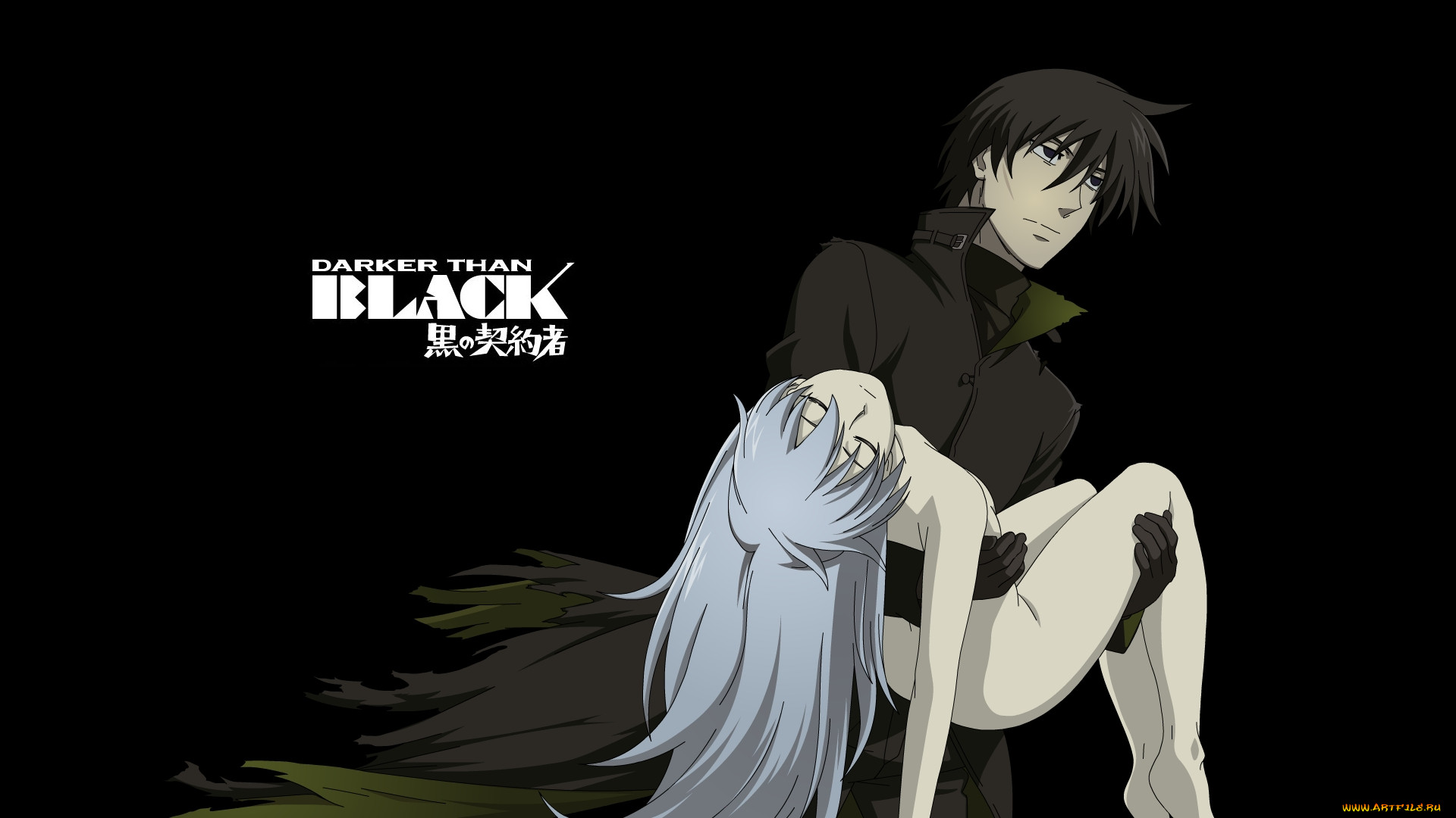 Обои Аниме Darker than Black, обои для рабочего стола, фотографии аниме,  darker than black, darker, than, black, чёрный, фон, девушка, парень, yin,  hei Обои для рабочего стола, скачать обои картинки заставки на